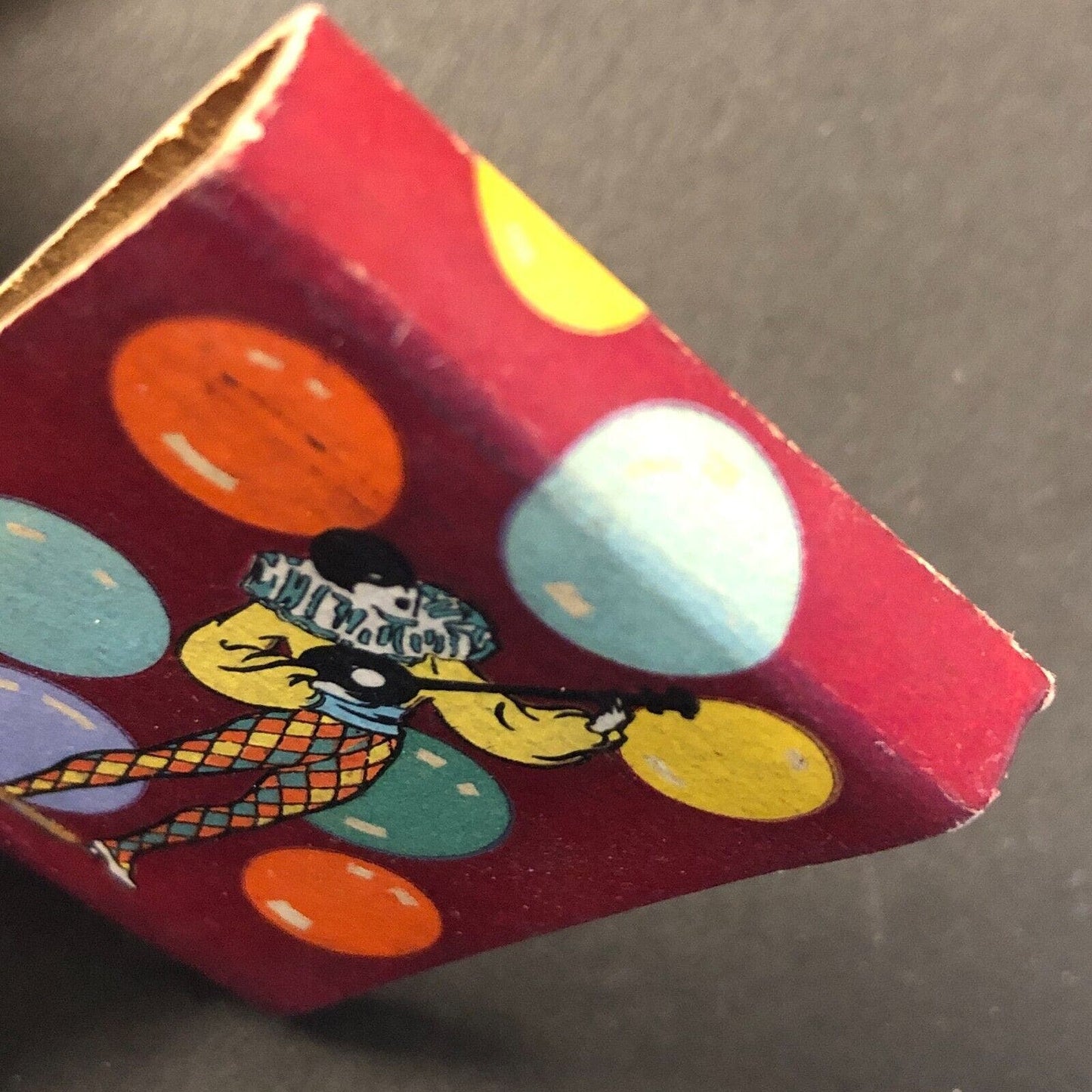 Card Game Scoring Near Full (-1) Matchbook c1935 Harlequin Jester