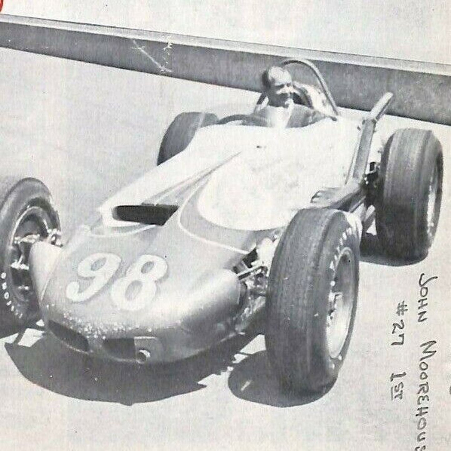 Scarce 6/29 1963 Auto Racing USAC Midget Program Ascot Park Nat. Champ. 24pp