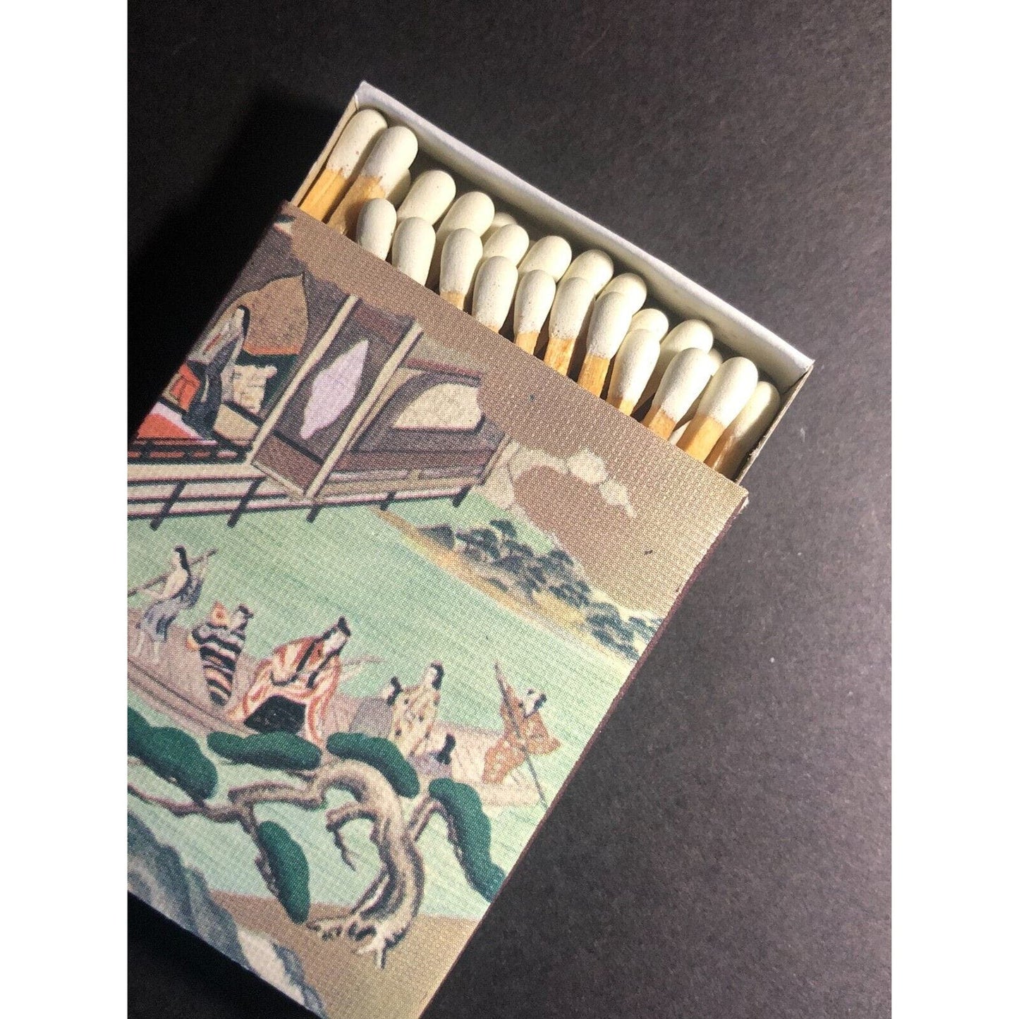 Japanese Outdoor Scene Art c1960's AKCO Co. Matchboxes / Matchbook NOS VGC #11