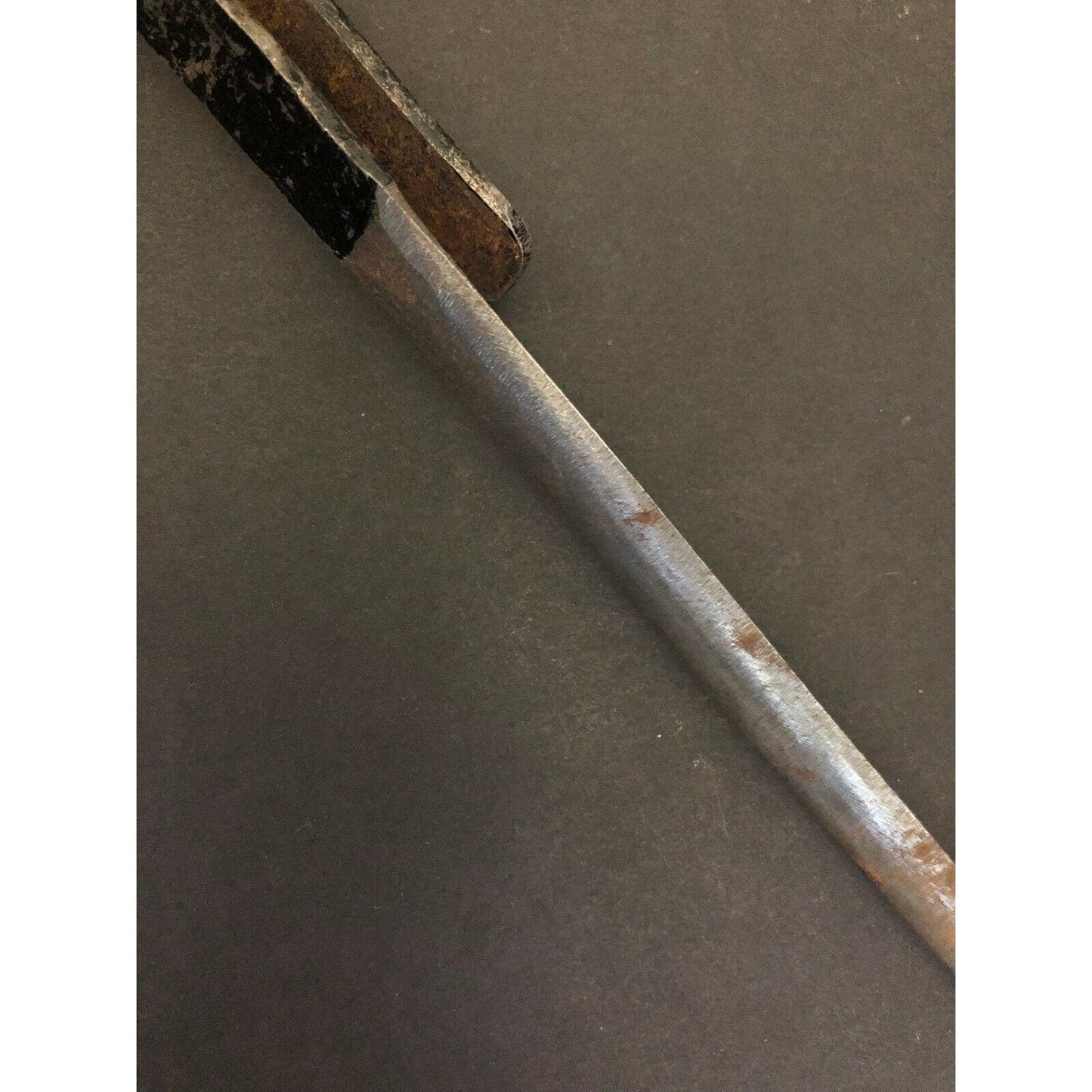 Vintage c1930's-40's 10" Painted Hammered "U" Handle Letter Opener