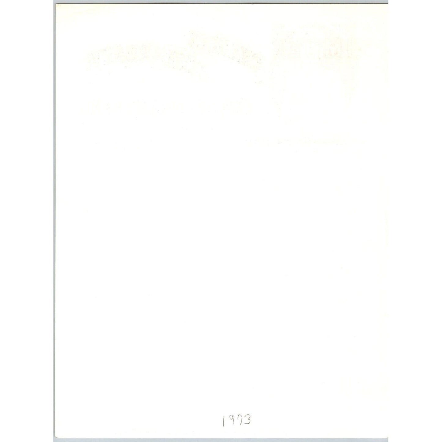 Charles Schlarbaum Bandmaster Clyde Beatty Circus Letterhead - c1965-70's