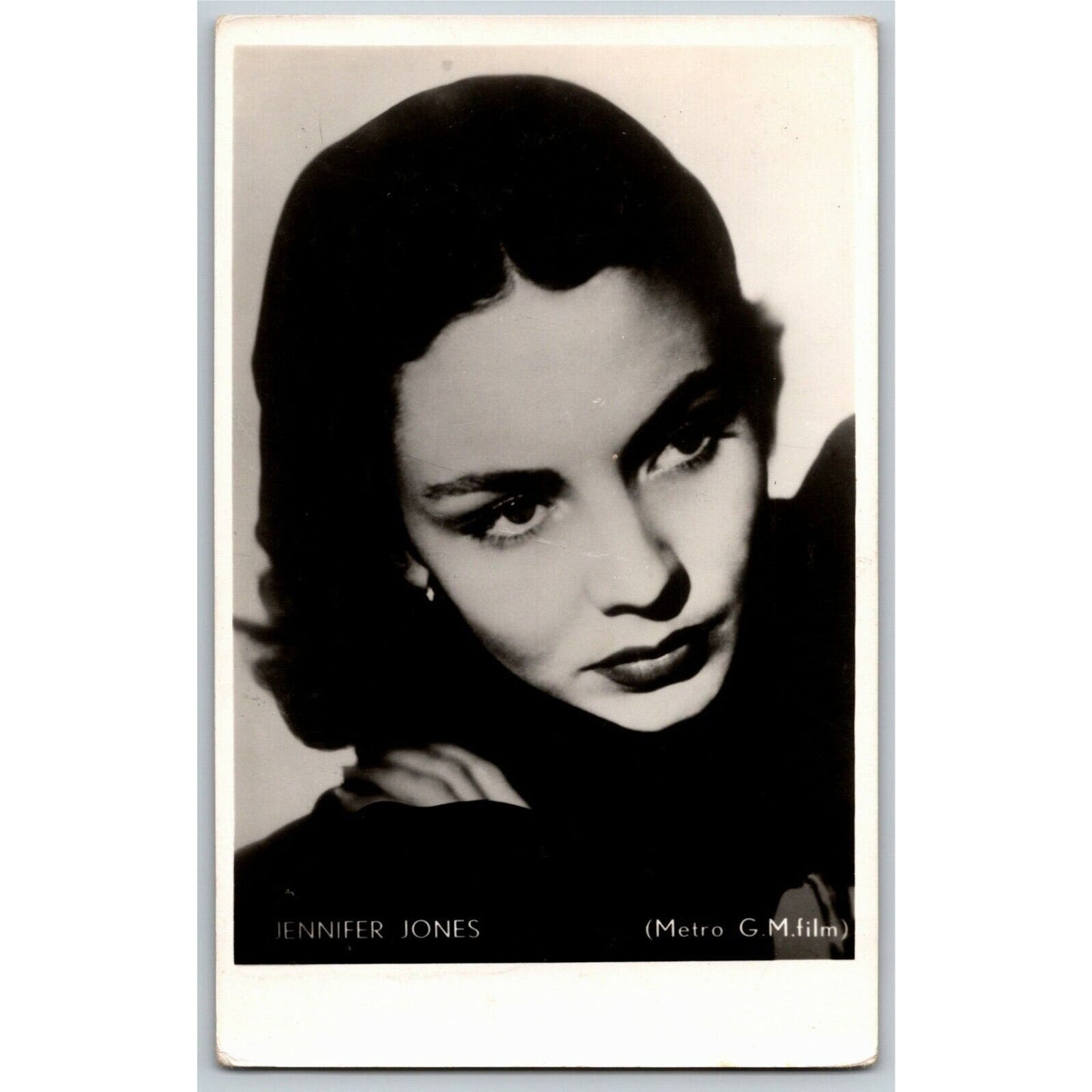Jennifer Jones MGM RPPC Postcard - Ken Prag Collection - VGC