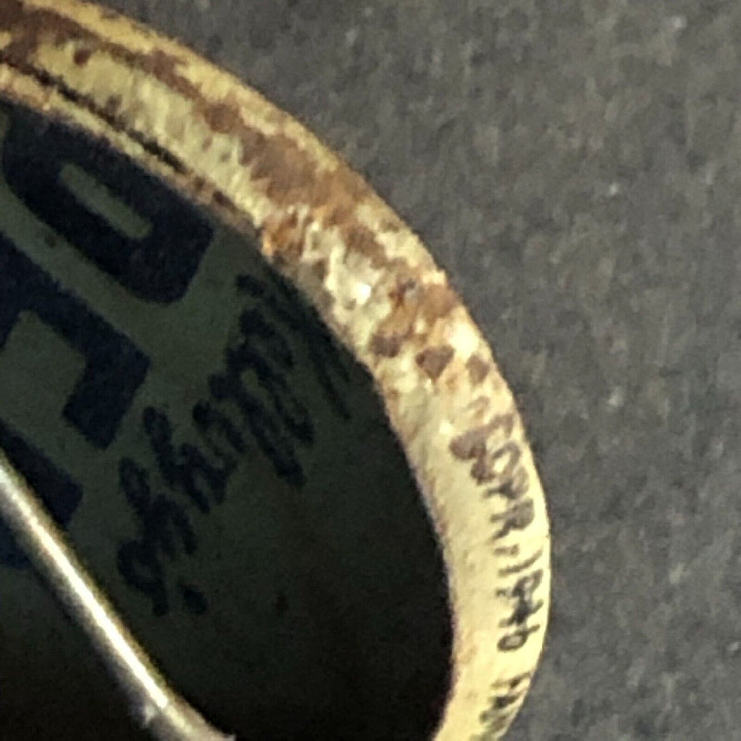Min Gump Kellogg's Pep Cereal Steel Pinback Button c1945-47