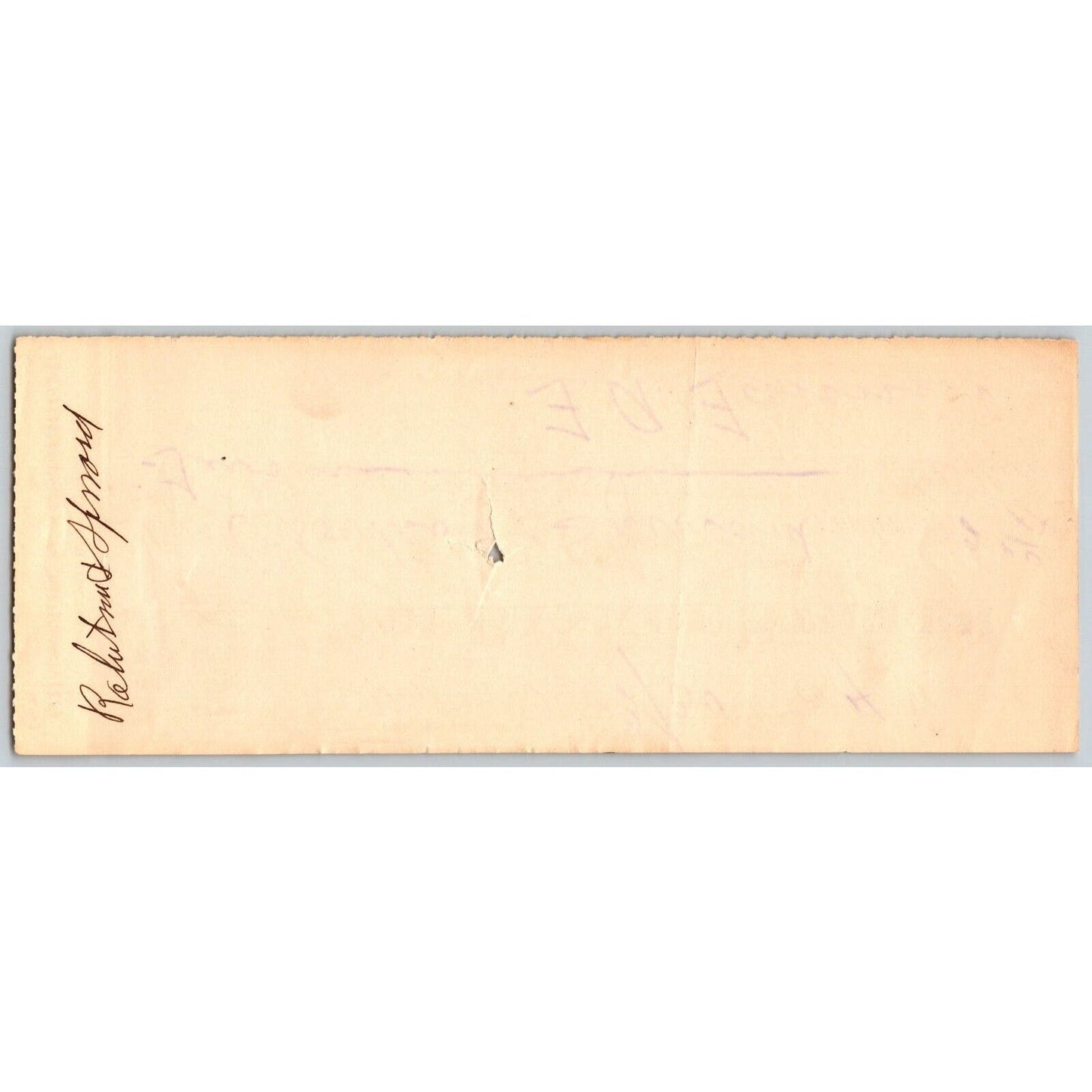 Stigler, Oklahoma Indian Territory 1904 Bank Check Robertson & Spessard Gen Mdse