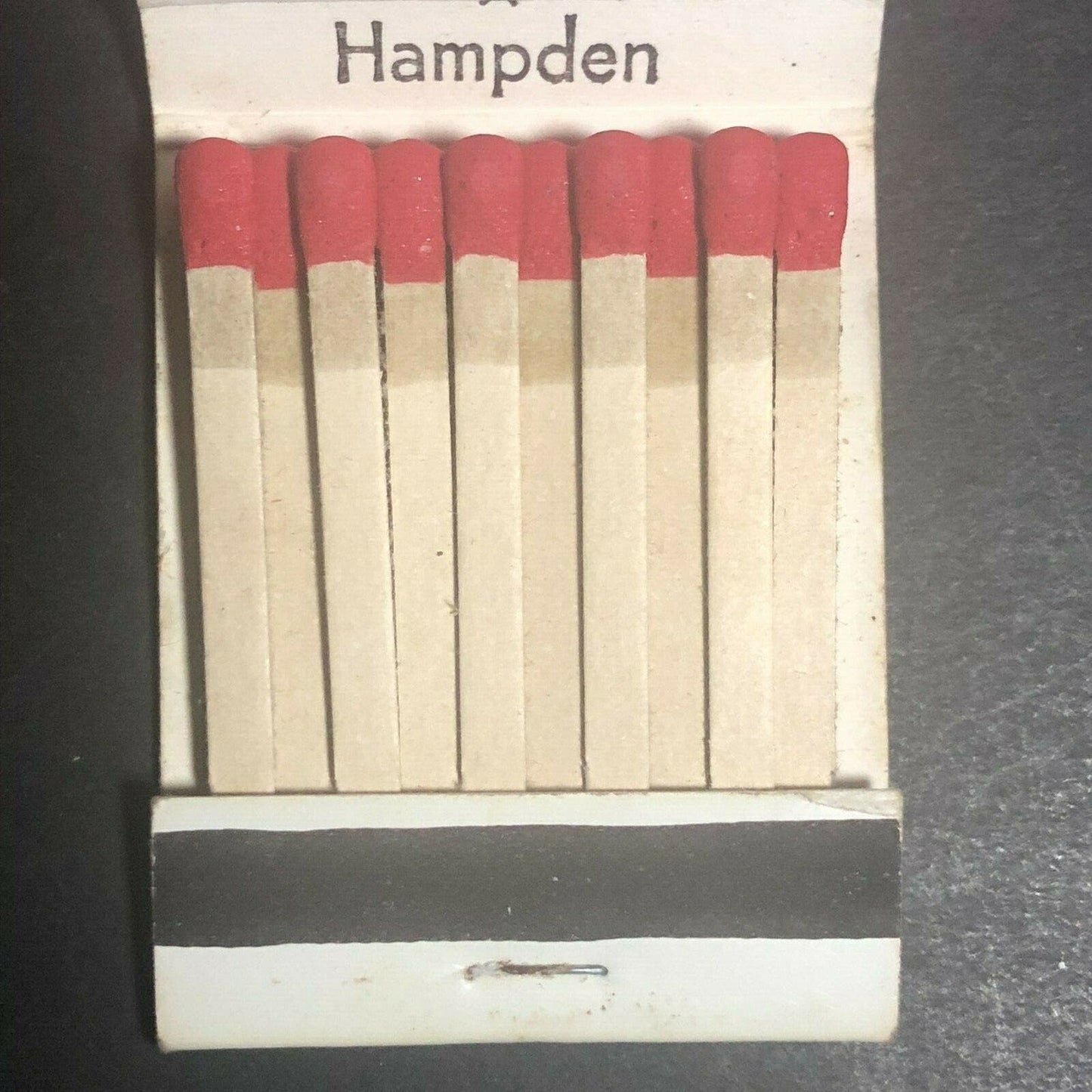 1960's-70's Full Matchbook - "Hafey Funeral Home" Longmeadow Hampton Forest Park