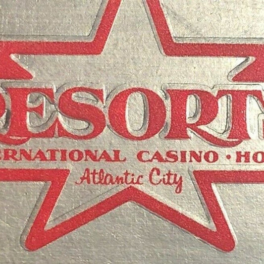 70's-80's Full Matchbook "Resorts International Casino Hotel" Atlantic City, NJ