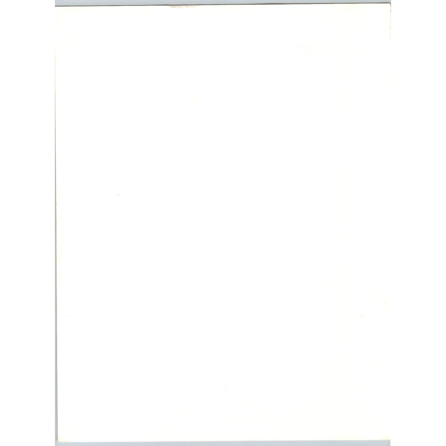 Hugo Zacchini Human Cannonball Circus Letterhead Tampa, FL c1965-75 Scarce