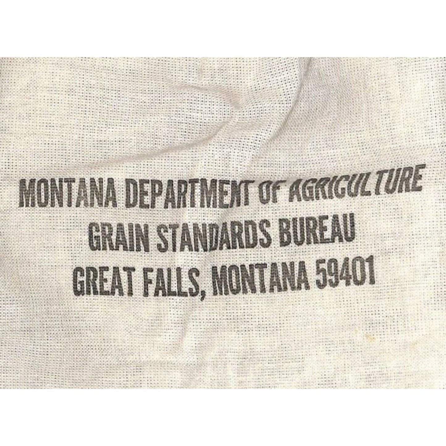Great Falls, MT Montana Department of Agriculture Sturdy Cotton Coin Bag VGC