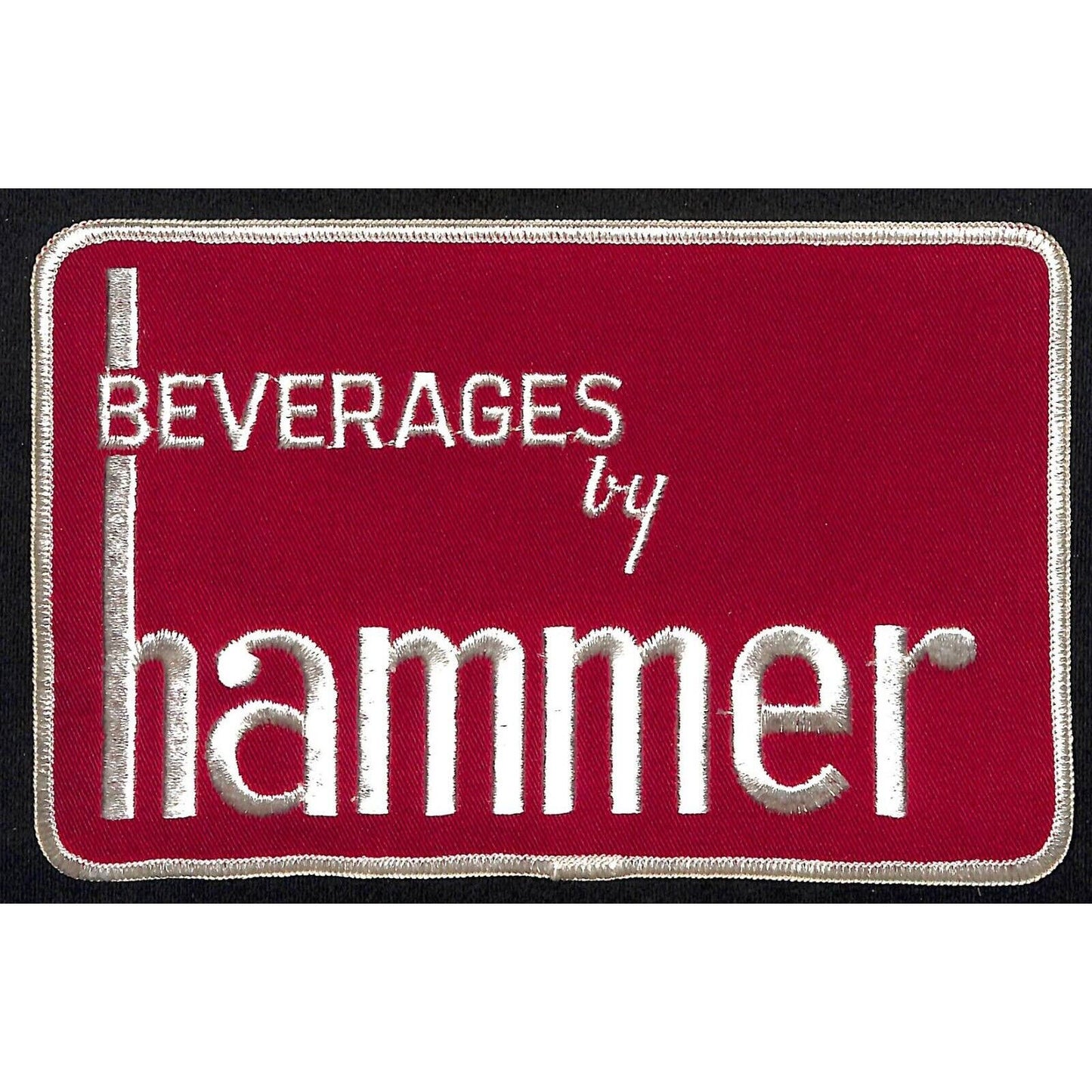 Beverages by Hammer Large Embroidered Soda Patch c1950's-60's VGC Scarce