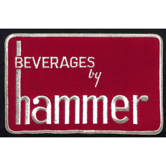 Beverages by Hammer Large Embroidered Soda Patch c1950's-60's VGC Scarce