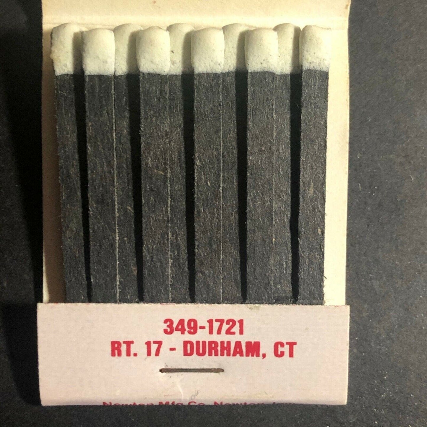 Vintage 1970's-80's Full Matchbook - Time Out Taverne - Durham, CT