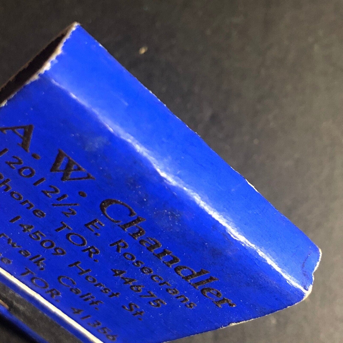 A.W. Chandler Norwalk CA State Farm Ins Matchbook c1940's Full 20-Strike VGC