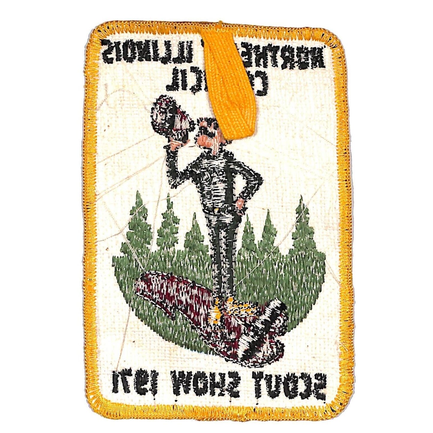 BSA Patch Northeast Illinois Council Scout Show 1971 w/ Megaphone