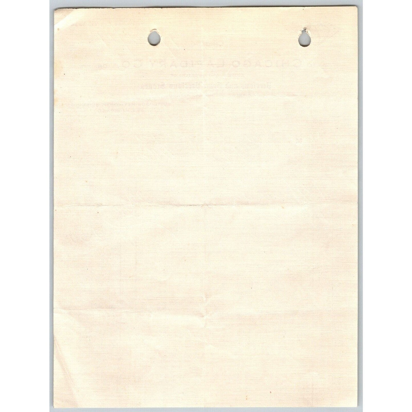 Chicago Lapidary Co. Diamond Cutting "Leys" Butte, MT 1919 $2.50 Billhead