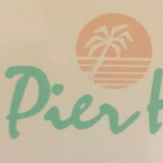 c1970's-80's Vintage Wooden Matchbox Matchbook "Pier House" Old Town, Key West