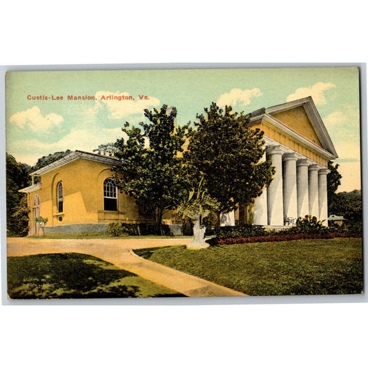 Vintage Postcard c1915 Curtiss-Lee Mansion, Arlington, VA