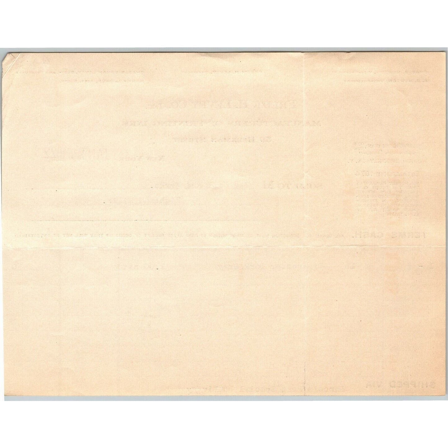 1922 NY, NY Letterhead Frederick H. Levey Co. Printing Inks Beekman Street