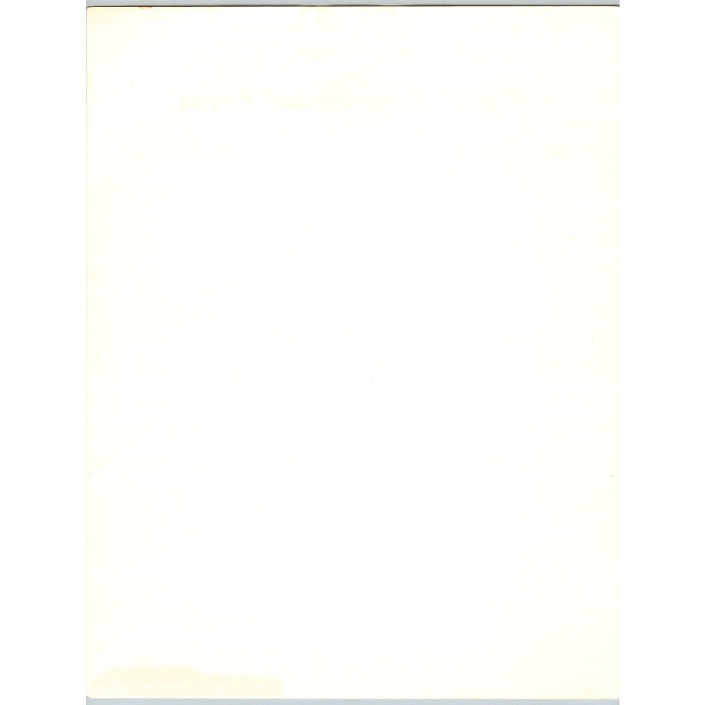 Hunt Bros. Royal International Circus Letterhead c1967 100% Flameproofed Tents