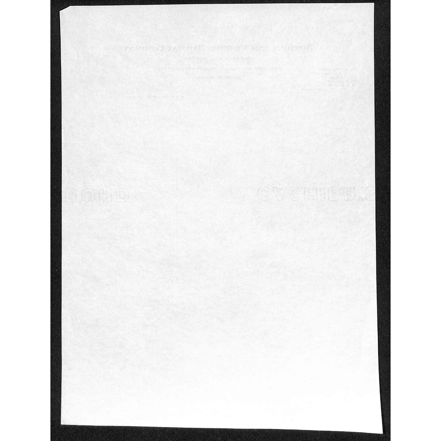 Norfolk & Western Railway Company Railroad New England / Boston Letterhead Sheet