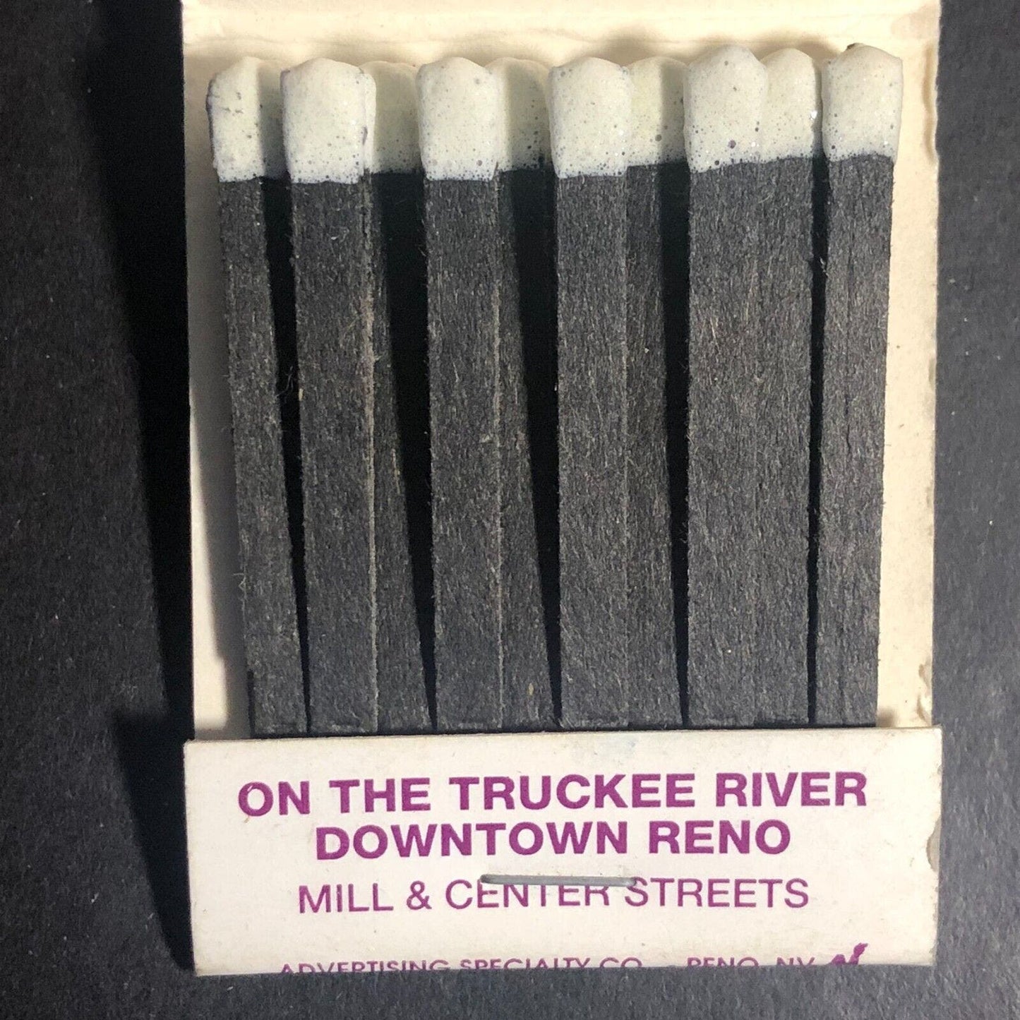 Downtown Reno Holiday Casino Hotel Full Matchbook c1975-85
