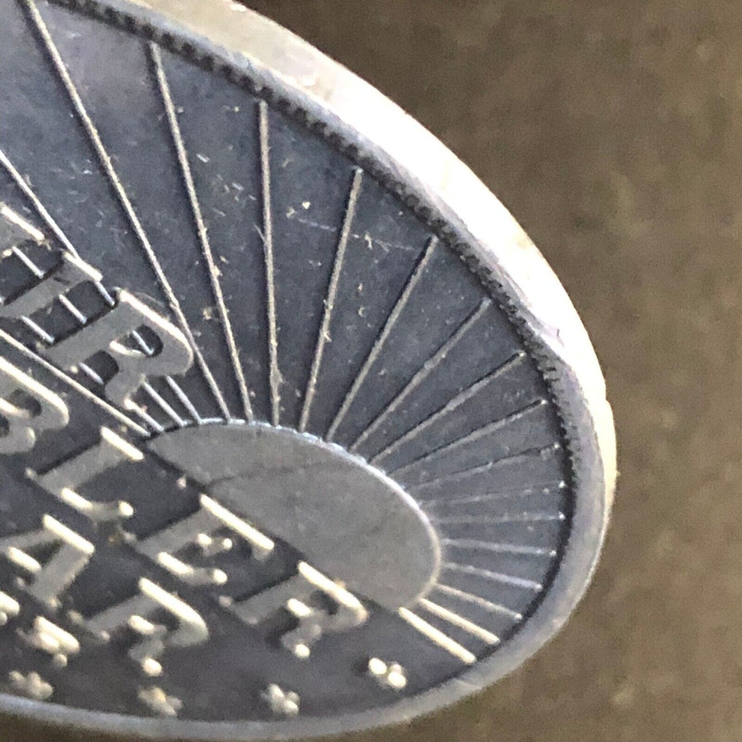 "Your Rambler Dollar is a Bigger Dollar" Alum. Token 45mm c1960 Scarce VGC