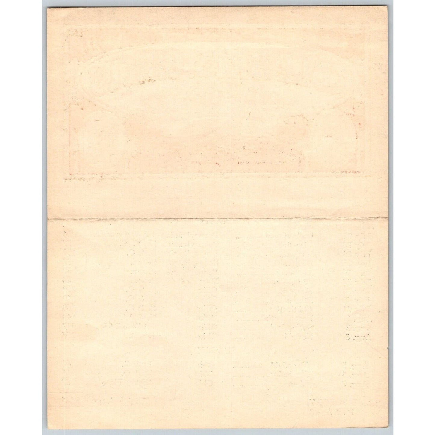 1935 Cole Bros with Clyde Beatty Circus Route Card PA OH MD VA