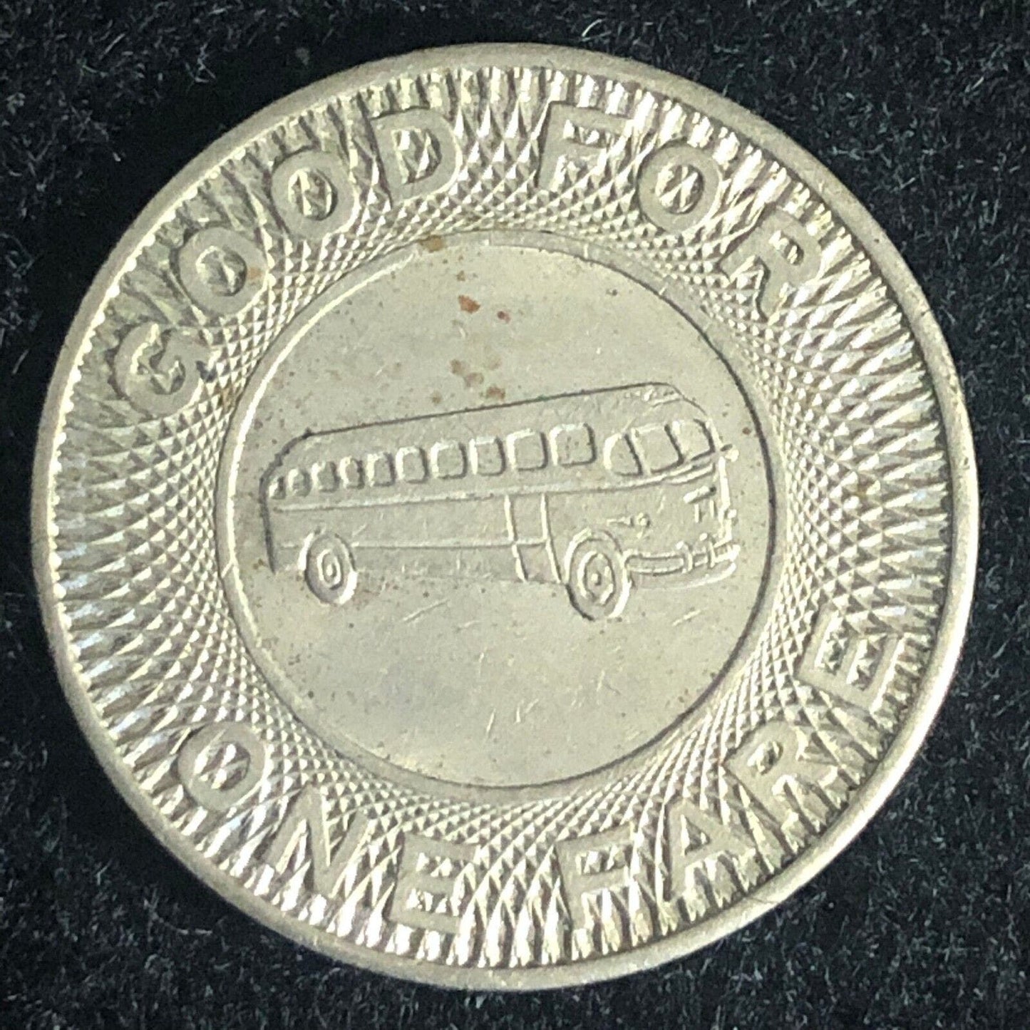 Lexington Railways System Kentucky G/F One Fare Bus Token 23mm VGC
