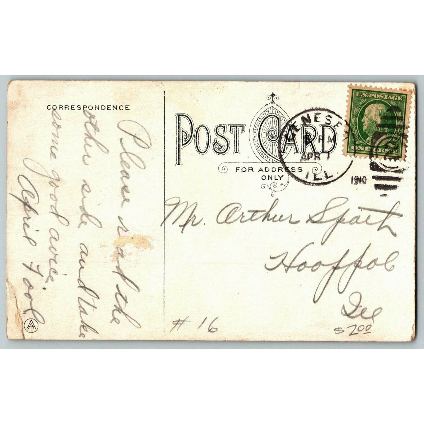 Vintage Postcard - Mable w/ Message Board "If You Talk In Your Sleep - Don't..."