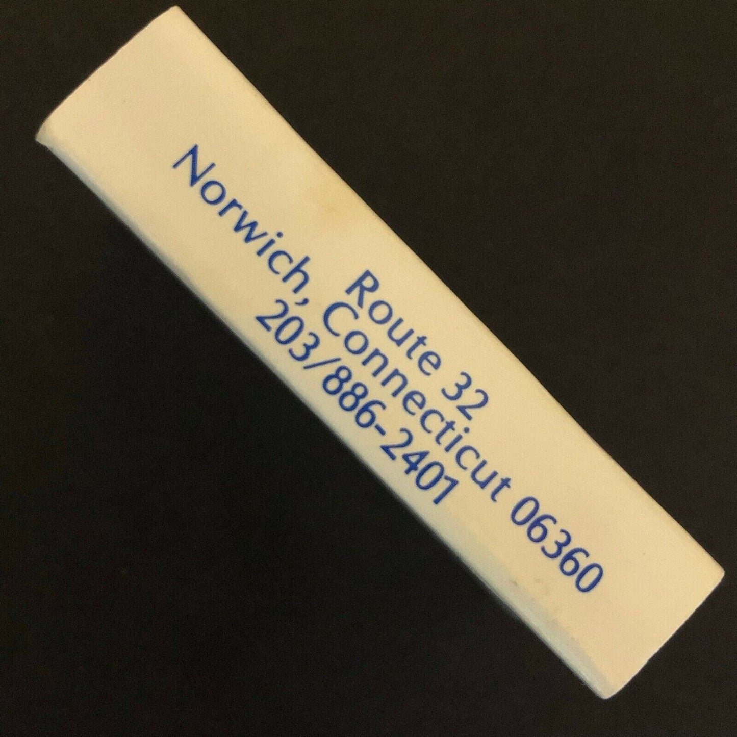 c1980-90 's Vintage Wooden Matchbox Matchbook "Norwich Inn" CT