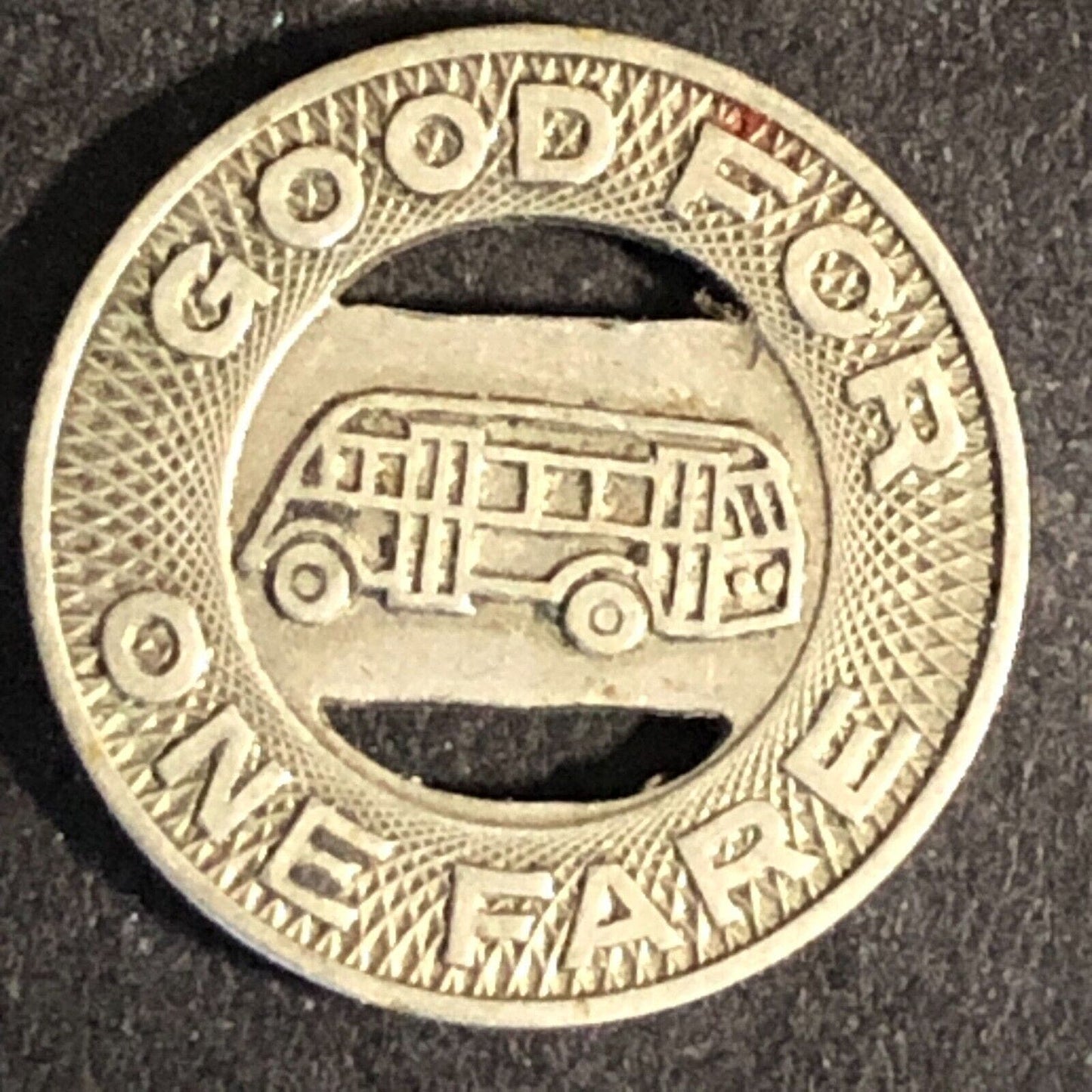 York Bus Company (PA) WM G/F One Fare Bus Token c1941 16mm