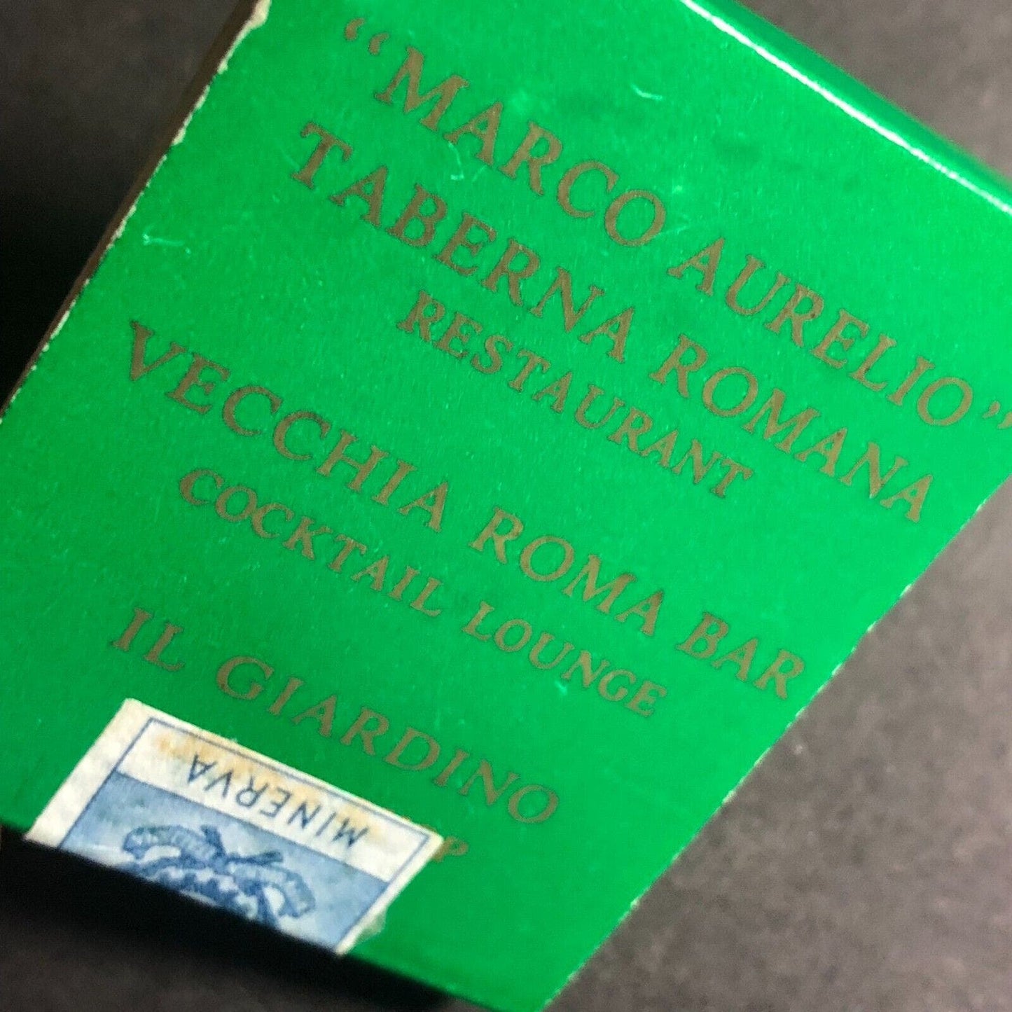 Holiday Inn of Rome Italy Matchbook c1960's-70's w/ Paper Seal c1976-80's Scarce