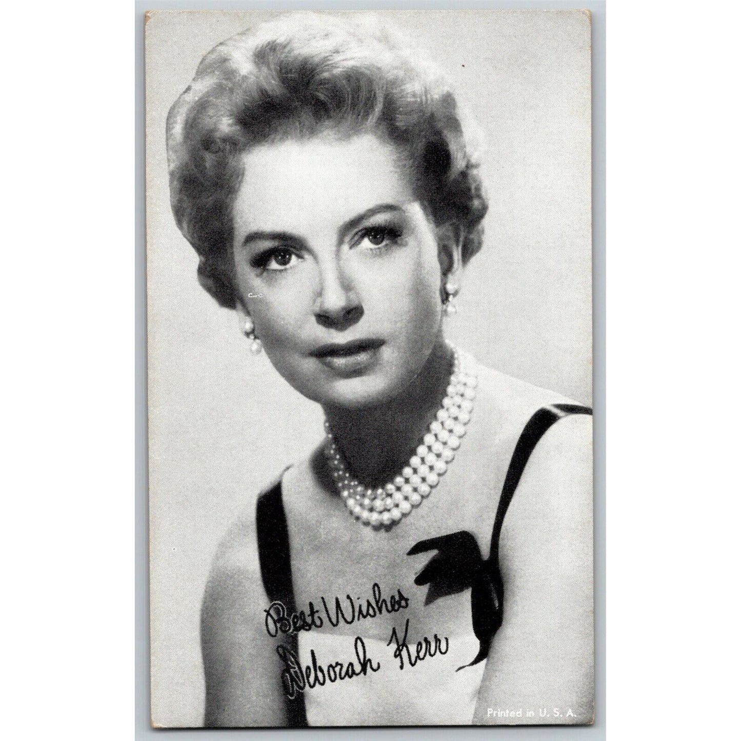 Deborah Kerr Leading Lady Movie Star Arcade Card - Ken Prag Coll. EXC