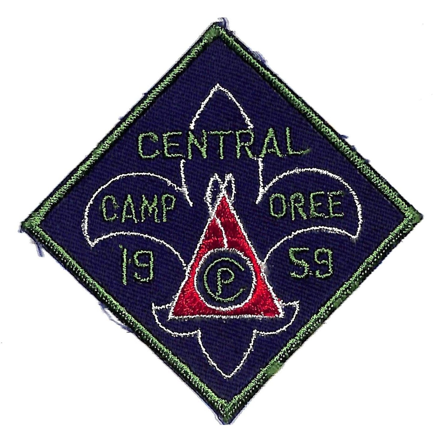 BSA Patch Piankeshaw Council Camporee 1959 Teepee Scarce - VGC