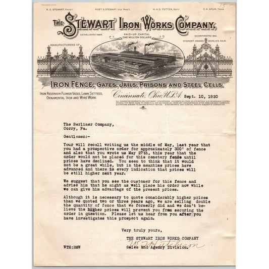 Akron Truss Co.1917 Letterhead Akron, Ohio Trusses with Sponge Rubber Pads