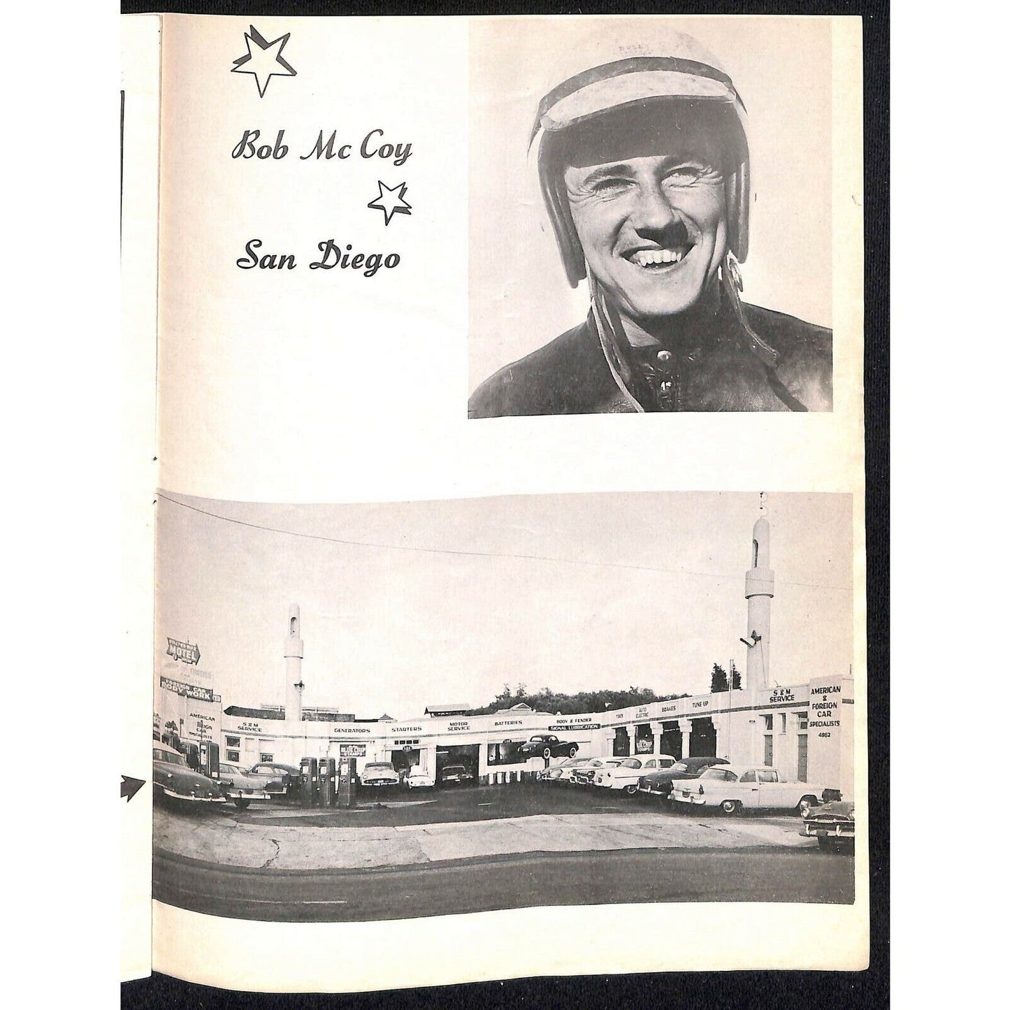 Scarce Jun 10 1961 Auto Racing CRA Big Car Program Ascot Gardena, CA 12pp