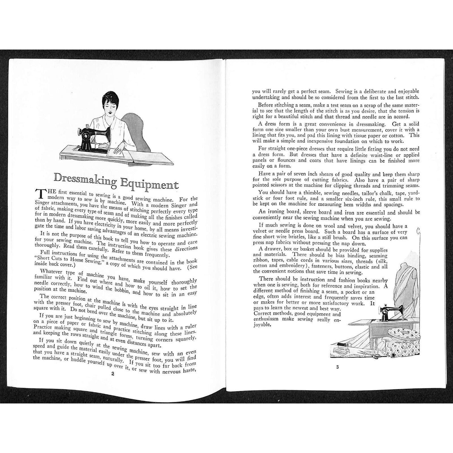 How to Make Dresses The Modern Singer Way Booklet 1930 48pp Singer Sewing VGC