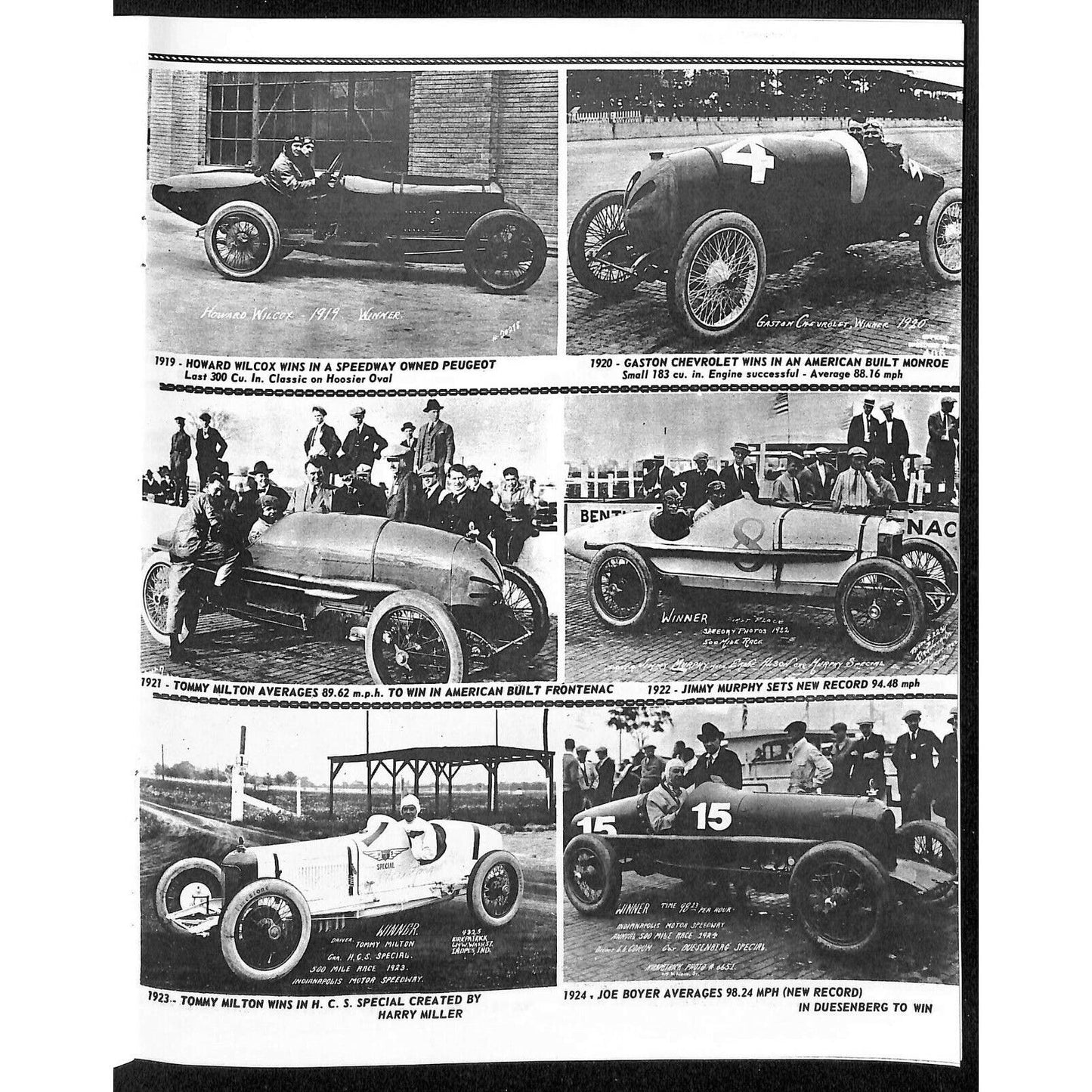 Scarce May 30 1966 CRA "Salute To Indianapolis" Auto Racing Program Ascot Park