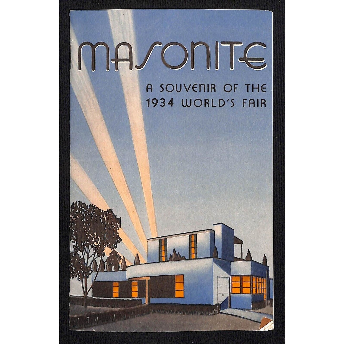 Masonite Home Insulation Boards Booklet 1934 Chicago World's Fair - VGC