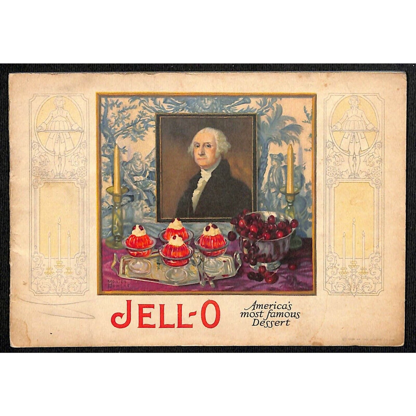 c1924 Jell-O Dessert Recipe Booklet 18pp.w/ George Washington