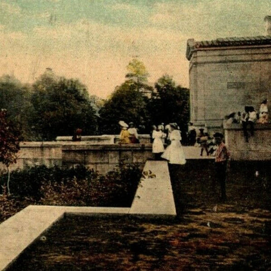 c1907-1915 Delaware Park & Albright Art Gallery, Buffalo, NY Postcard