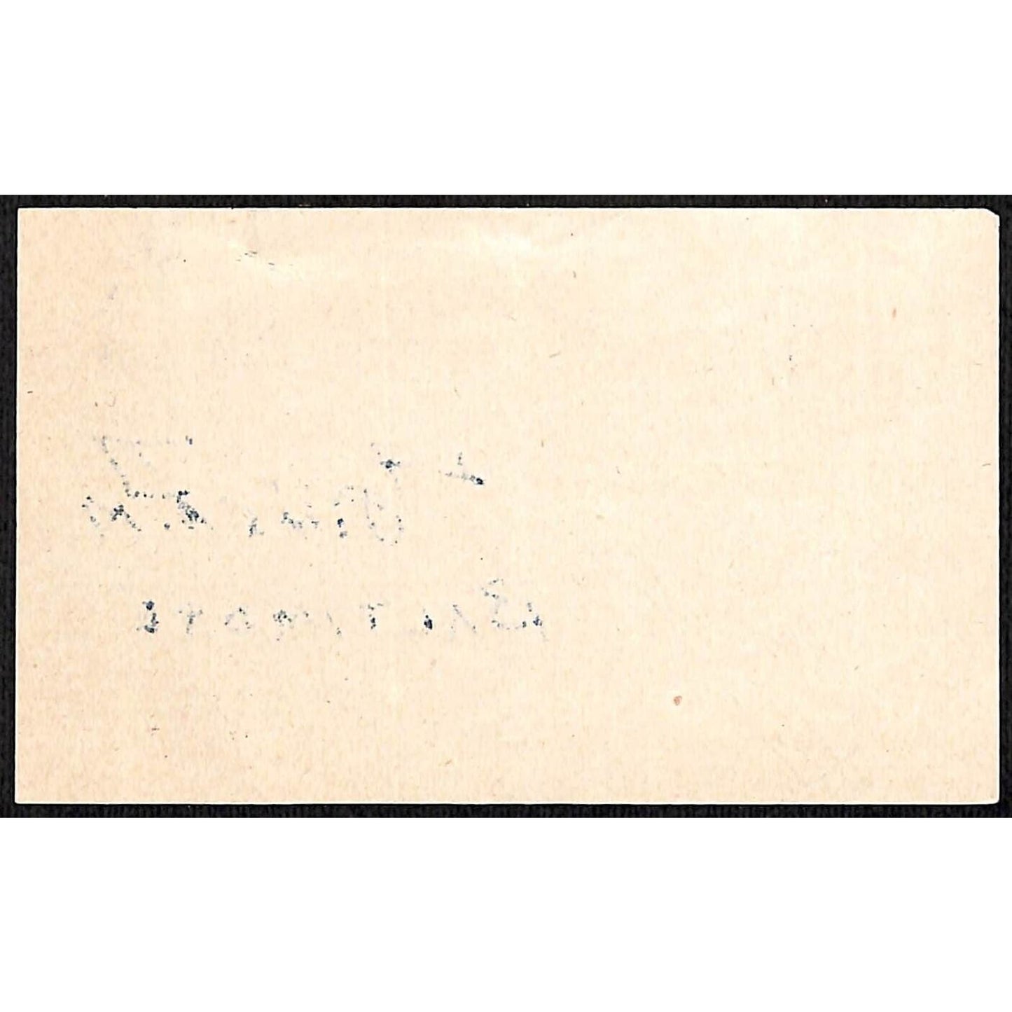 Baltimore & Ohio Railroad Stamped Coach Chair Reservation Memo #9954 1946