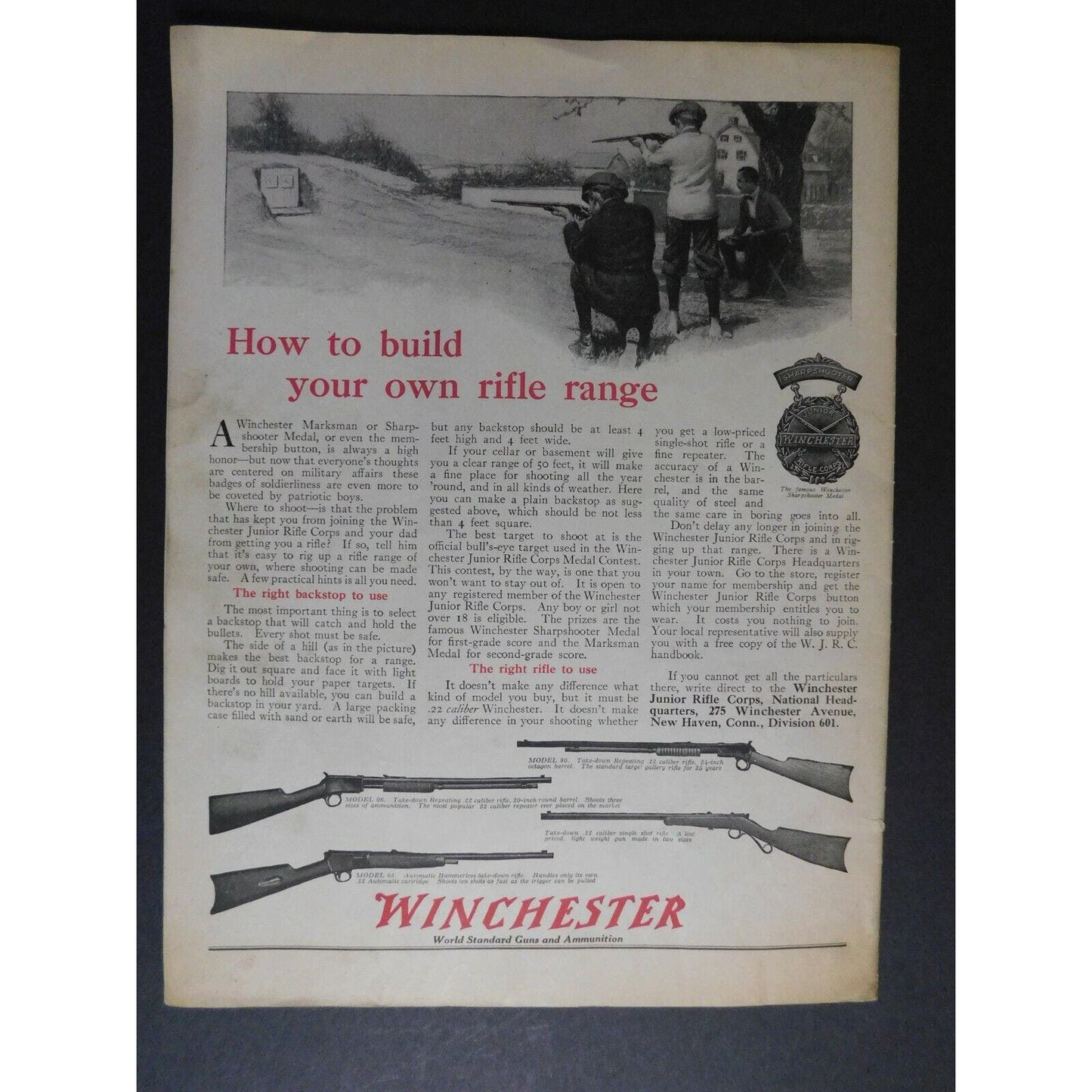 WWI Era July 13 1918 Leslie's "The Intolerable Thing, This Menace.." - 32 pgs.