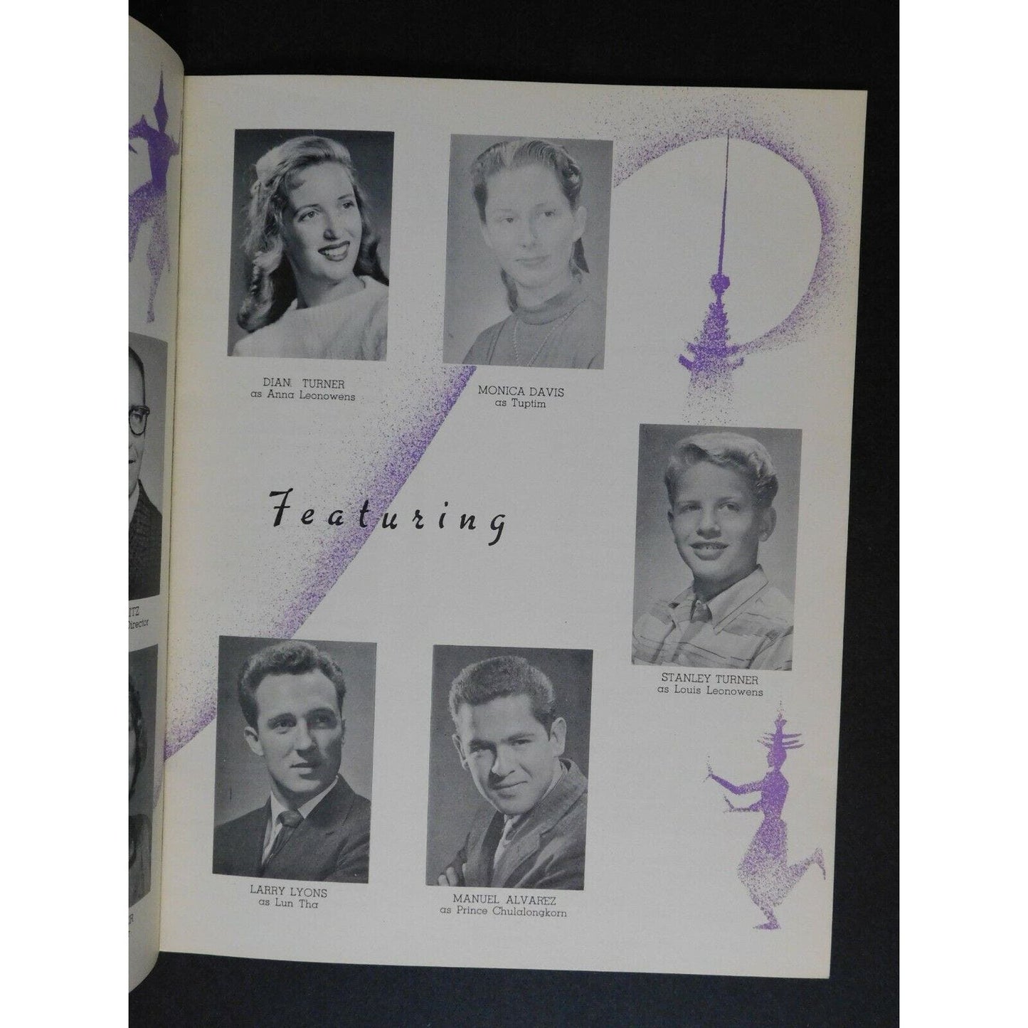 College Sequoias Tulare Civic Light Opera "The King and I" 16p Program 1959