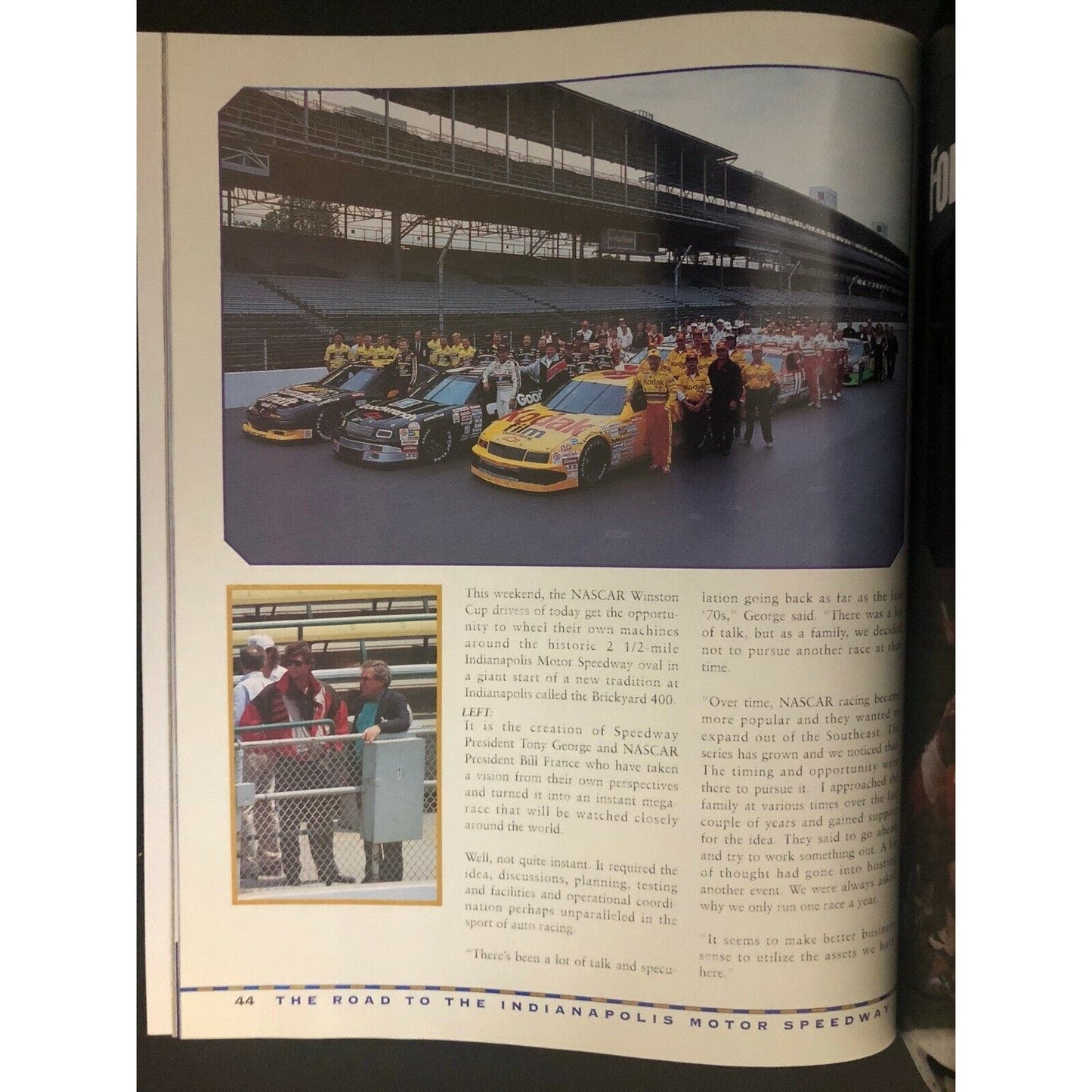 Indy / Indianapolis 500 IMS Inaugural Race Program - VGC 189 pgs.