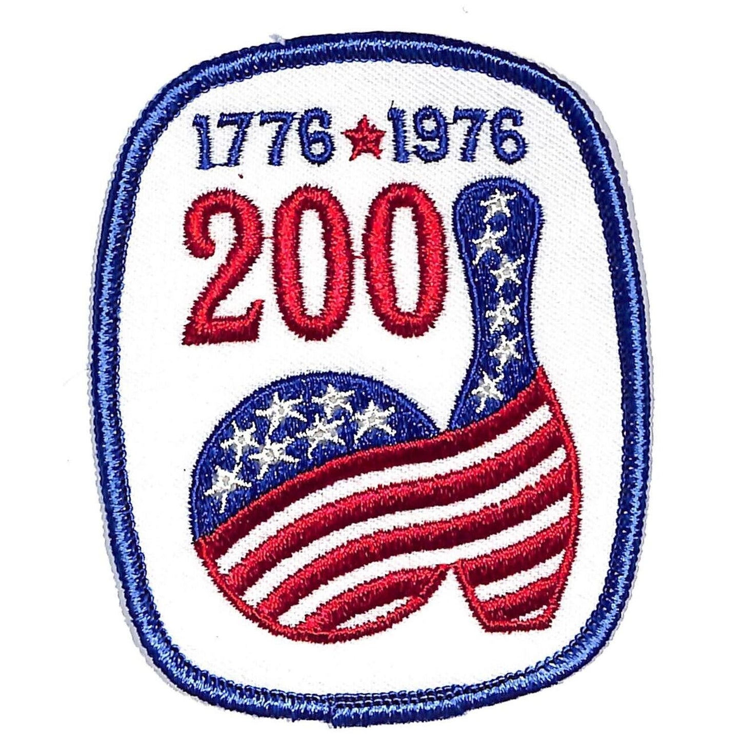 1776*1976 ABC 200 Bicentennial Embroidered Bowling Patch