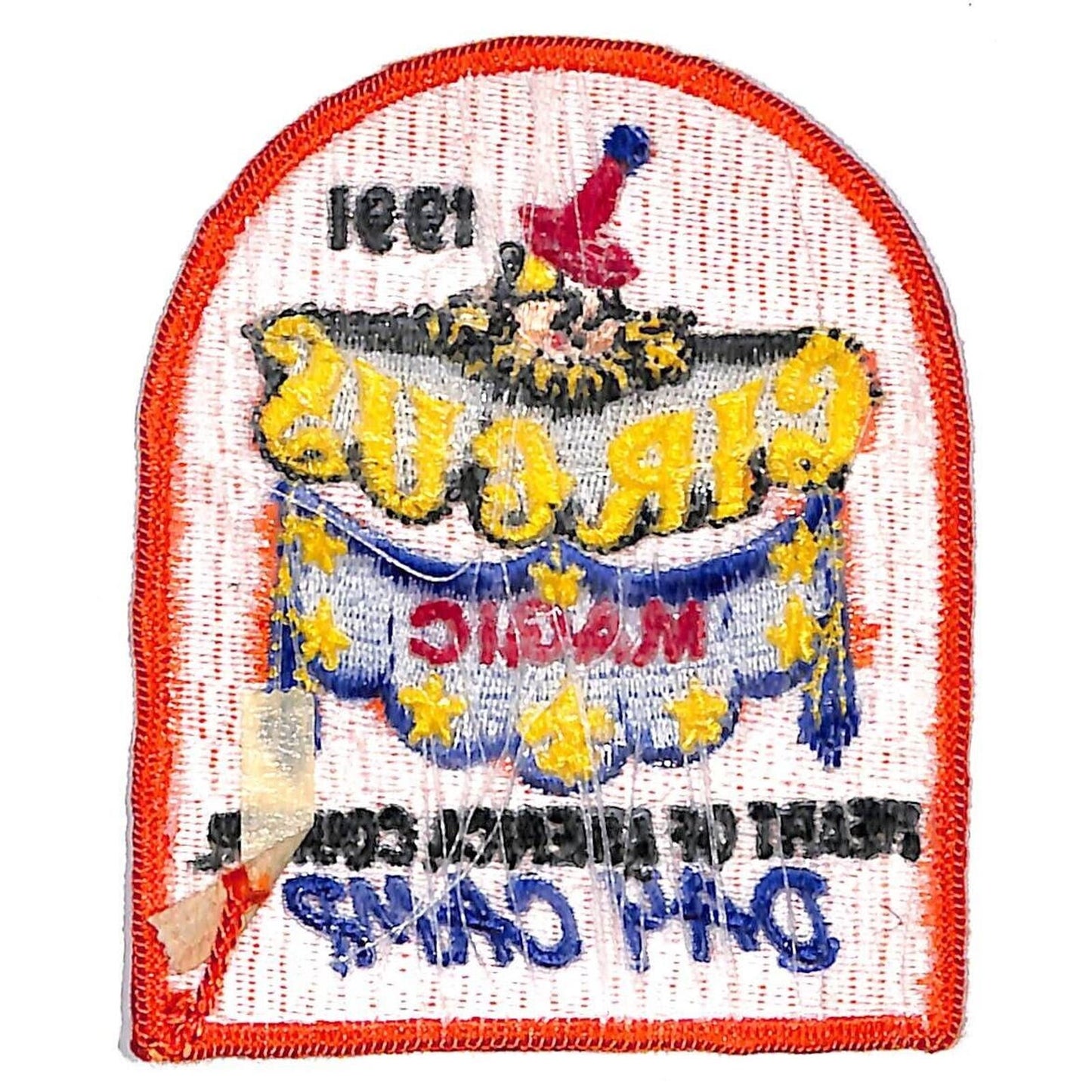 BSA Patch "Heart of America Council" 1991 Circus Day Camp Magic - VGC