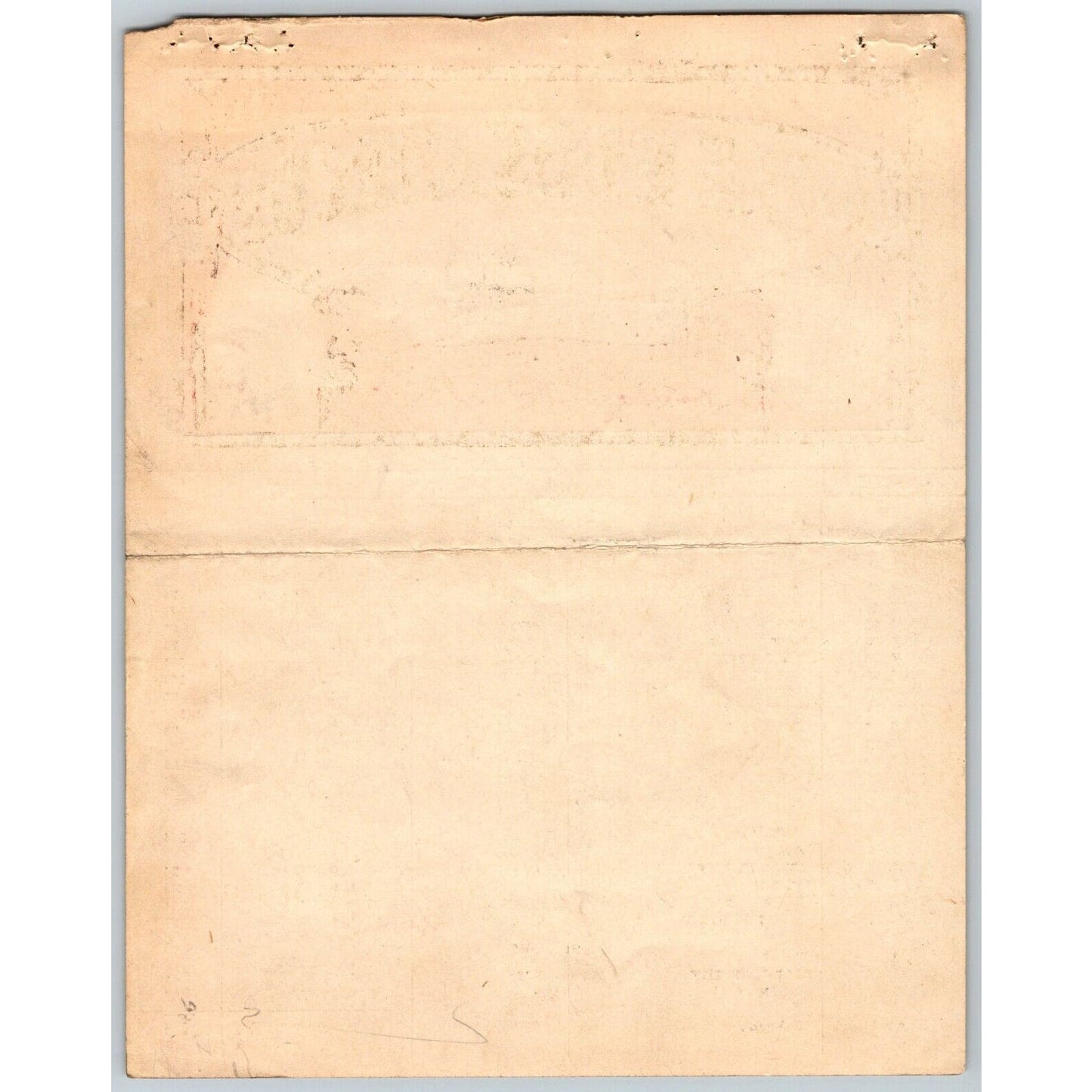 1937 Cole Bros with Clyde Beatty Ken Maynard Circus Route Card IA NE KS CO UT