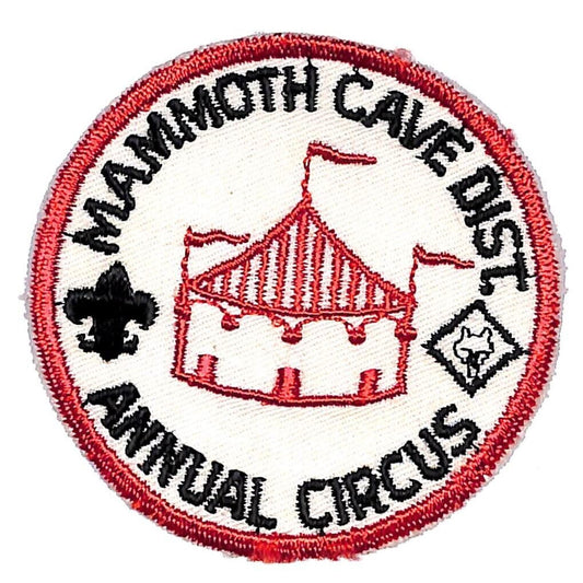 BSA Patch Mammoth Cave District Annual Circus Big Top c1950's-60's VGC