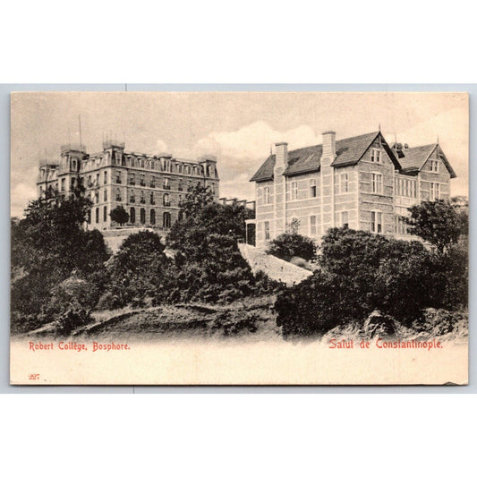 French Postcard Robert College, Bosphorus Constantinople 1901-1907 NP VGC