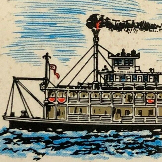 c1970's-80's Wooden Matchbox Matchbook - Reuben E. Lee Restaurant San Diego, CA